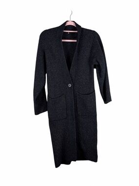 Uniqlo Navy Long Knit Cardigan Sweater XS